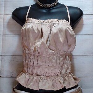 Rose Gold Tie back Top